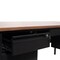 Flash Furniture 30 in D X Walnut, 70 in W X GC-M-BLK-180-WLN-GG - alternate 5